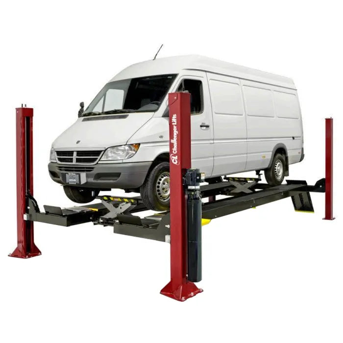 Challenger Lifts AR4115XAX Four Post Alignment Rack Closed Long
