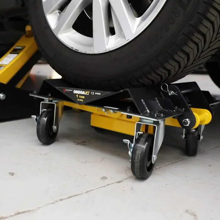 Omega Lift 47020 3-In-1 Heavy-Duty Auto Dolly (Set of 2) 2,000 lbs. Capacity Each