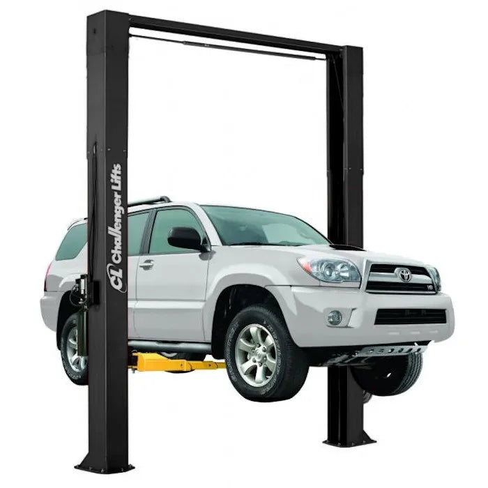 Challenger Lifts CL10AV3-2 Versymmetric Adjustable Two Post Lift in Textured Blue