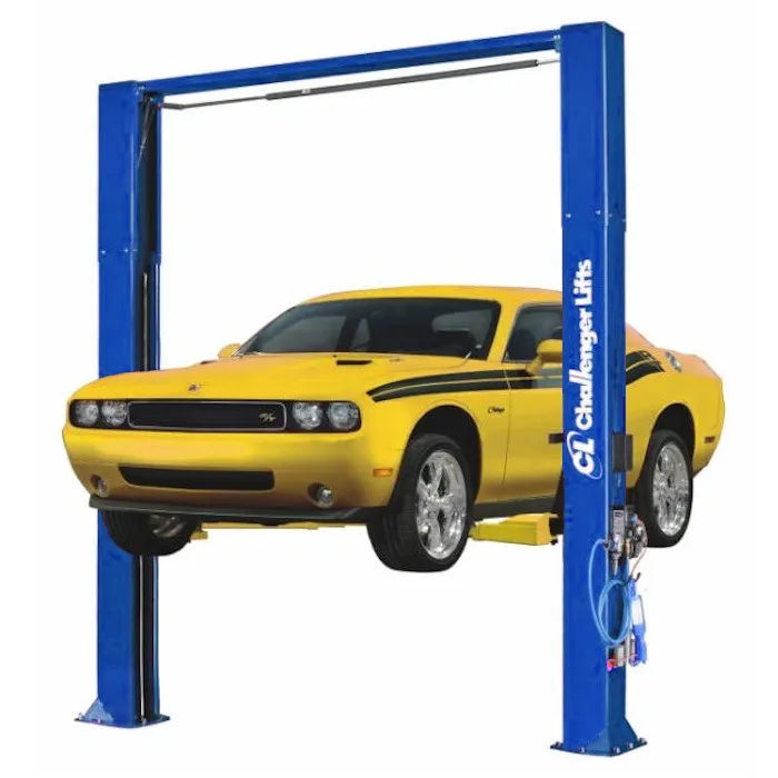 Challenger Lifts CL10AV3 Versymmetric Adjustable Two Post Lift in Textured Red