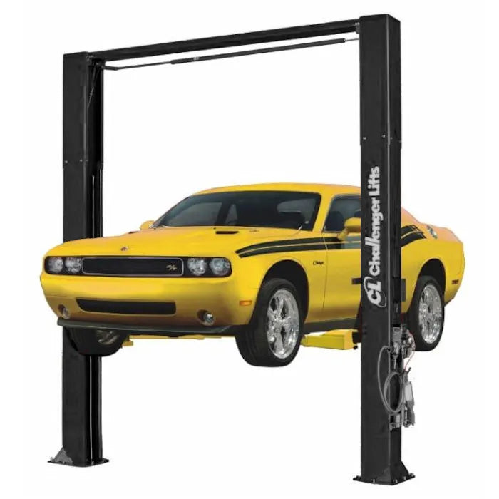 Challenger Lifts CL10AV3 Versymmetric Adjustable Two Post Lift in Textured Blue