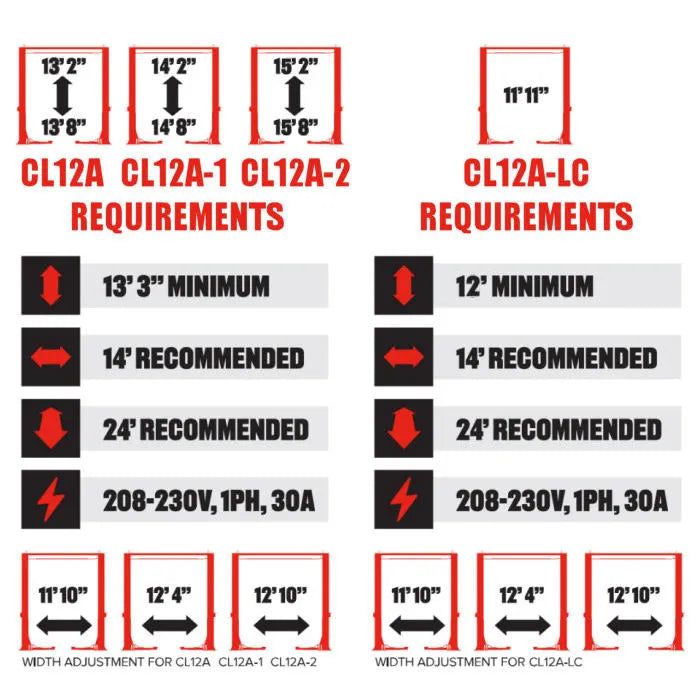 Challenger Lifts CL12A-2 Stack Adapter Extension Kit