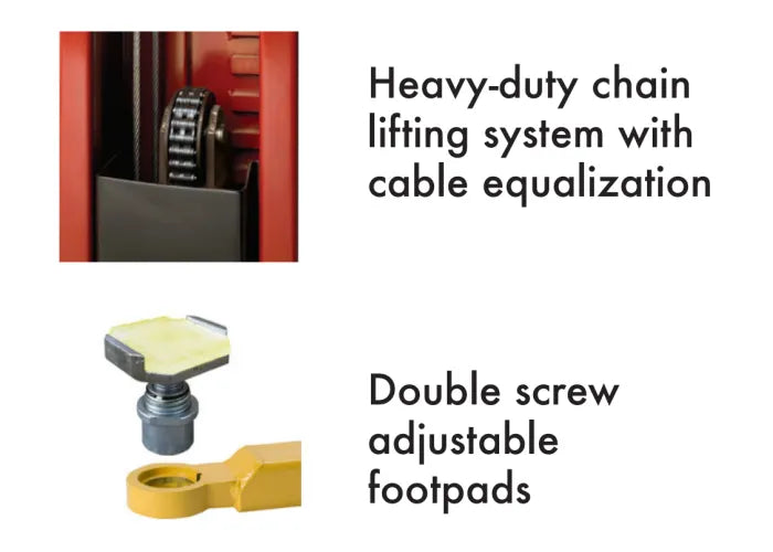 Challenger Lifts CLFP9 True 3-Stage Front & Rear Arms
