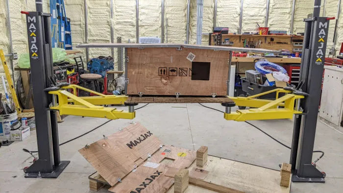 MaxJax M7K Portable Two Post Garage Lift – Automotive Service