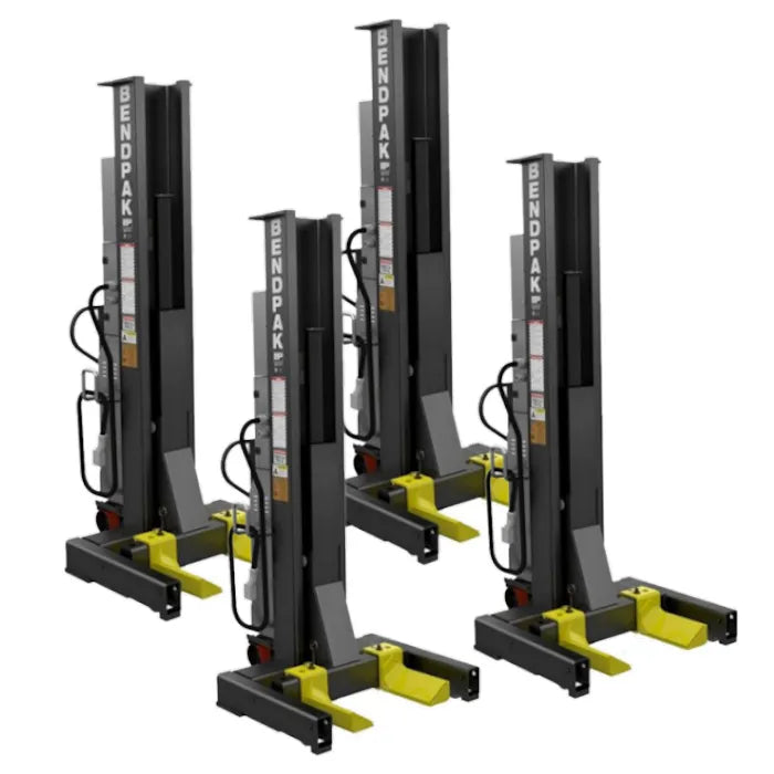BendPak PCL-18B-4 Wired Mobile Column Lift Set of 4 72,000 lbs. Total Lifting Capacity - 18,000 lbs. per Column