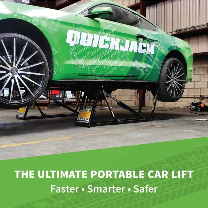 Ranger QuickJack 7000TL Portable Truck Lift System In Use