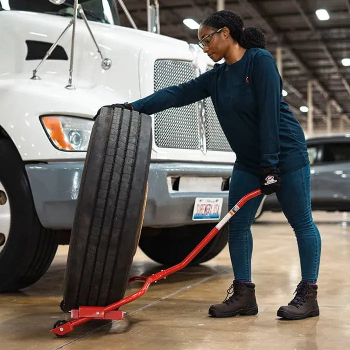 AFF 3590A Truck Wheel Dolly In Use