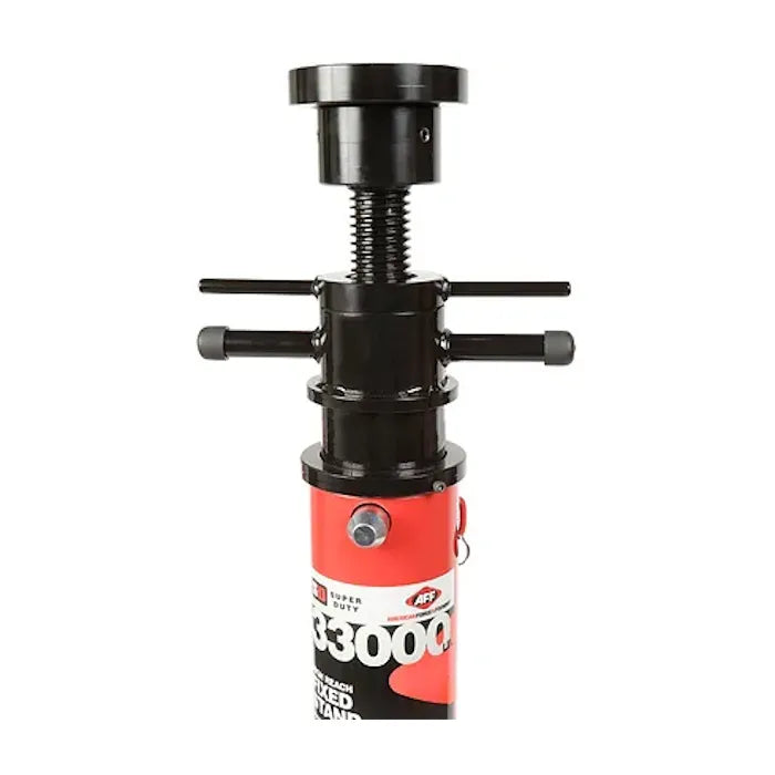 AFF 3340SD 16.5-Ton High-Rise Jack Stand Screw Adjustment