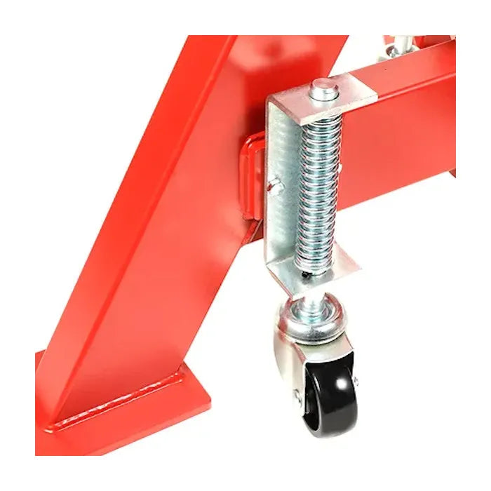 AFF 3340SD 16.5-Ton High-Rise Jack Stand Spring-Loaded Casters