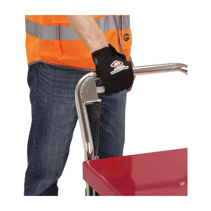 AFF 3904 1/2-Ton Heavy-Duty Hydraulic Table Cart In Use