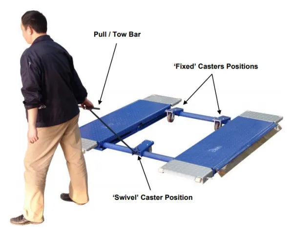 Portable Lift Design with Wheel Kit & Tow Bar