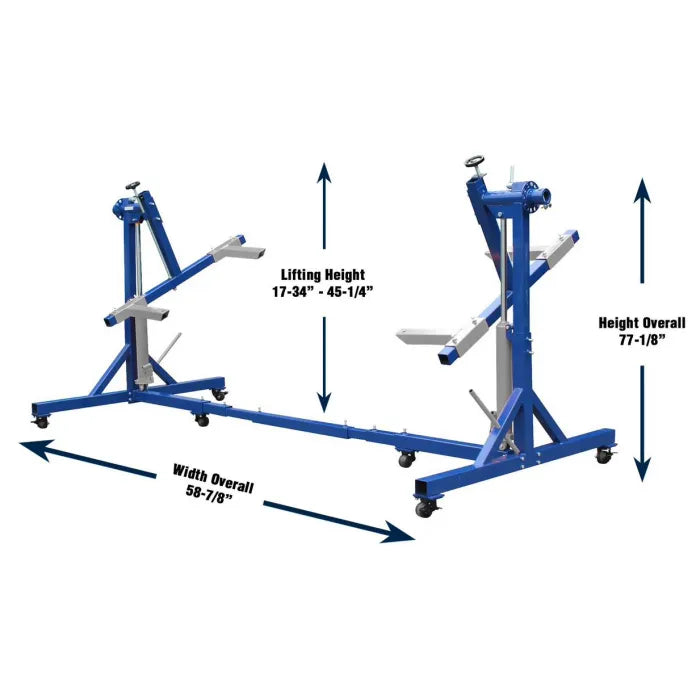 Tuxedo CR-3000 Car Rotator Shown With Optional All Terrain Wheel Kit