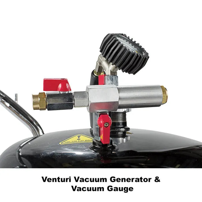 JohnDow JDI-20COMBO-B Venturi Vacuum Generator & Vacuum Gauge