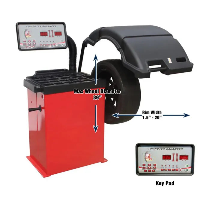 ASEplatinum WB-953 Computer Wheel Balancer Combo