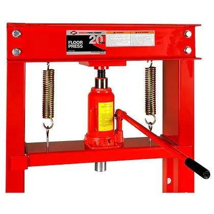 AFF 820A 20-Ton Heavy-Duty Manual Hydraulic Shop Press