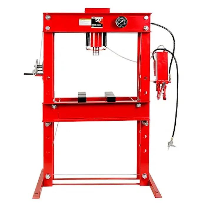 AFF 837 50-Ton Heavy-Duty Air Hydraulic Shop Press