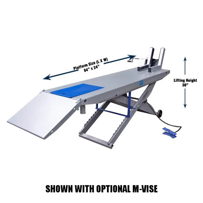 ASEplatinum M-1000C Grey Shown with Optional Cycle Vise