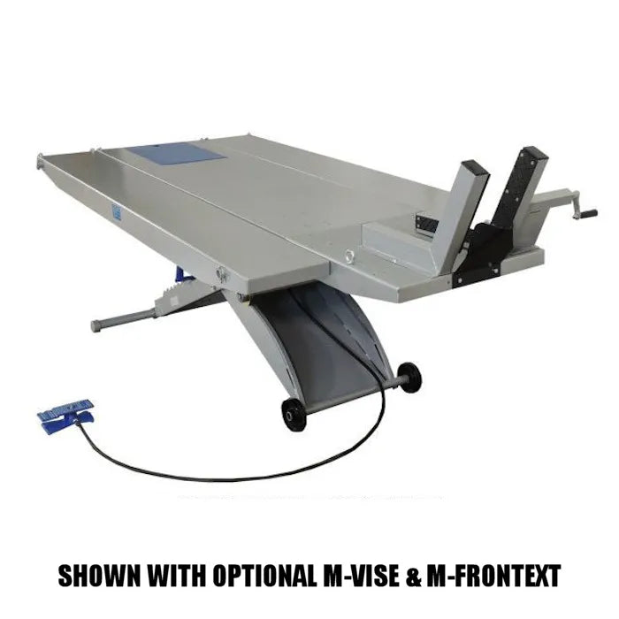 ASEplatinum M-1000C Grey Shown with Optional Cycle Vise and Front Extension