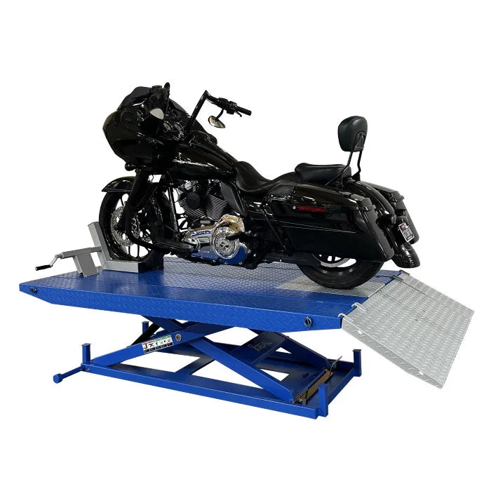 ASEplatinum M-1500C-HR High Rise Motorcycle Lift in Black