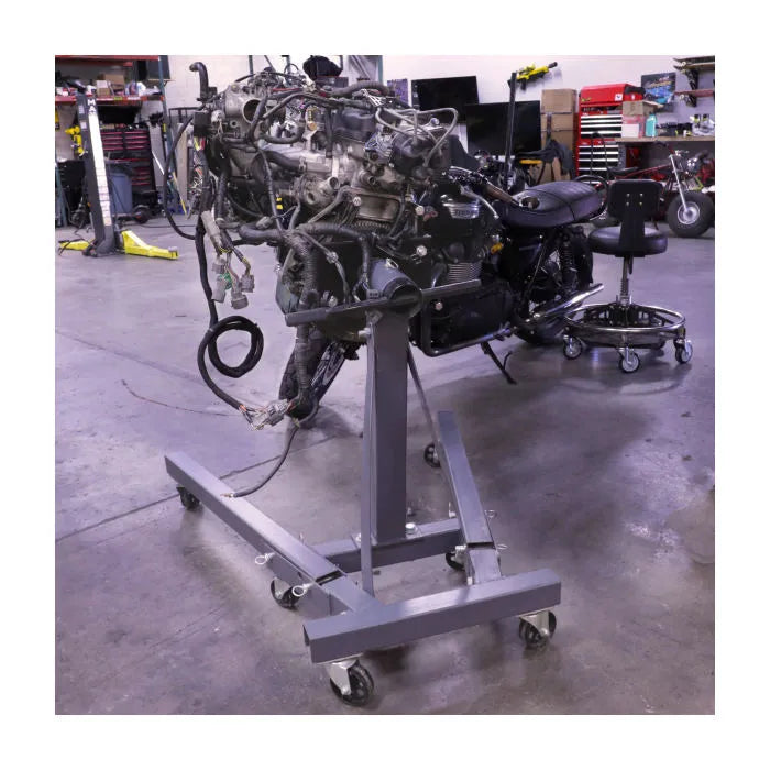 Ranger RES-1TF 1-Ton Folding Engine Stand In Use