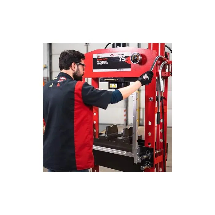 AFF 856ASD 75-Ton Super-Duty Air Hydraulic Shop Press