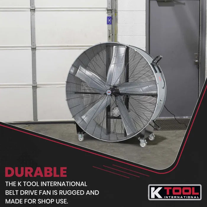 K Tool KTI77760 Durable Belt Drive Fan