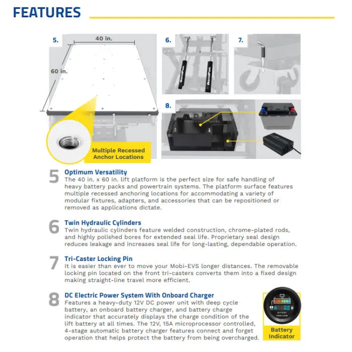 BendPak EVS4500 EV Battery and Powertrain Lift Table