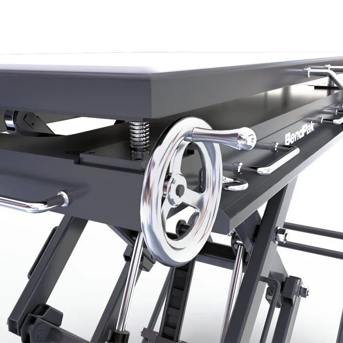 BendPak EVS4500 EV Battery and Powertrain Lift Table Side-To-Side Adjustments Made Easy