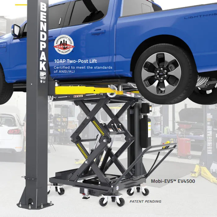 BendPak EVS4500 EV Battery and Powertrain Lift Table Tri-Caster Locking Pin