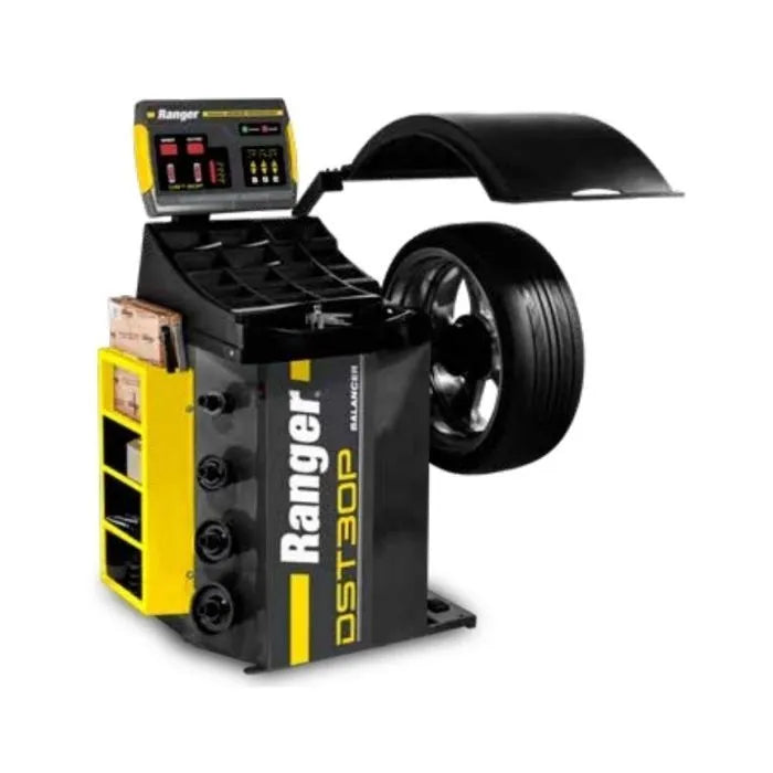 Ranger R80EX Tilt Back Dual-Tower Assist Tire Changer In Use