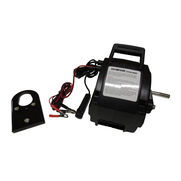 iDEAL FR-EWINCH Electric Winch 12V DC 
Heavy-Duty 3,500 lbs. Capacity 30 ft. Cable