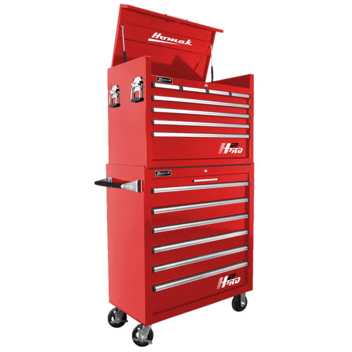 Homak H2PRO 36" Top Chest and Rolling Cabinet Combo