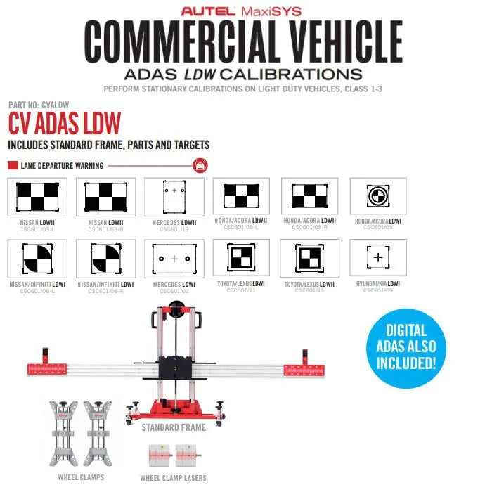 Autel IA1000TDT Automated Alignment & ADAS Calibration System Features