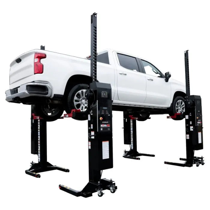 Challenger Lifts CLMM-5000 Wireless Mobile Column Lift Set of 4 Medium-Duty 20,000 lbs. Total Lifting Capacity - 5,000 lbs. Per Column