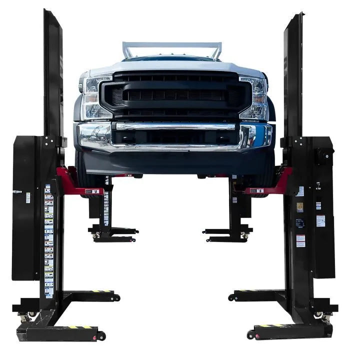 Challenger Lifts CLMM-5000 Wireless Mobile Column Lift Set of 4 Medium-Duty 20,000 lbs. Total Lifting Capacity - 5,000 lbs. Per Column