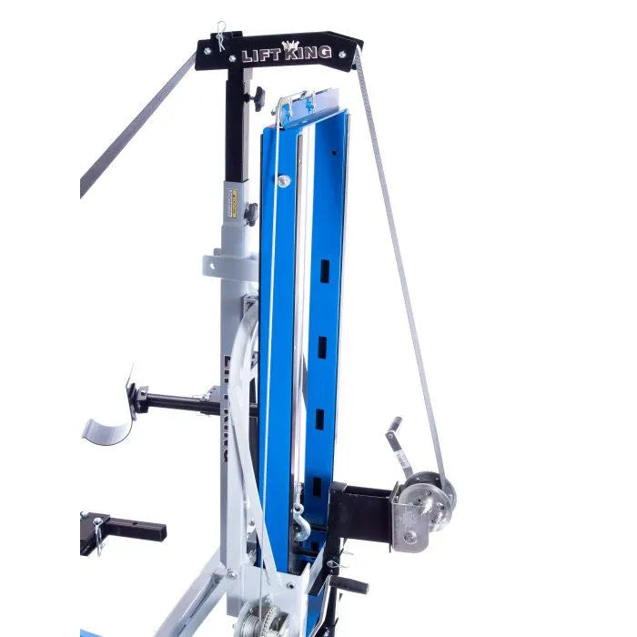 Lift King LK4037 Semi Hood Attachment In Use