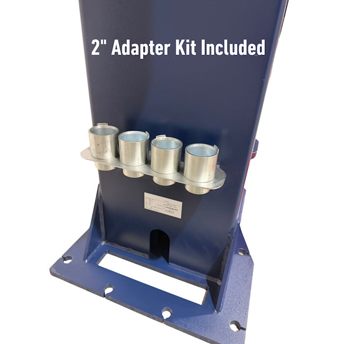 Eagle EAG-12C Clear Floor Two Post Lift Included Adapters