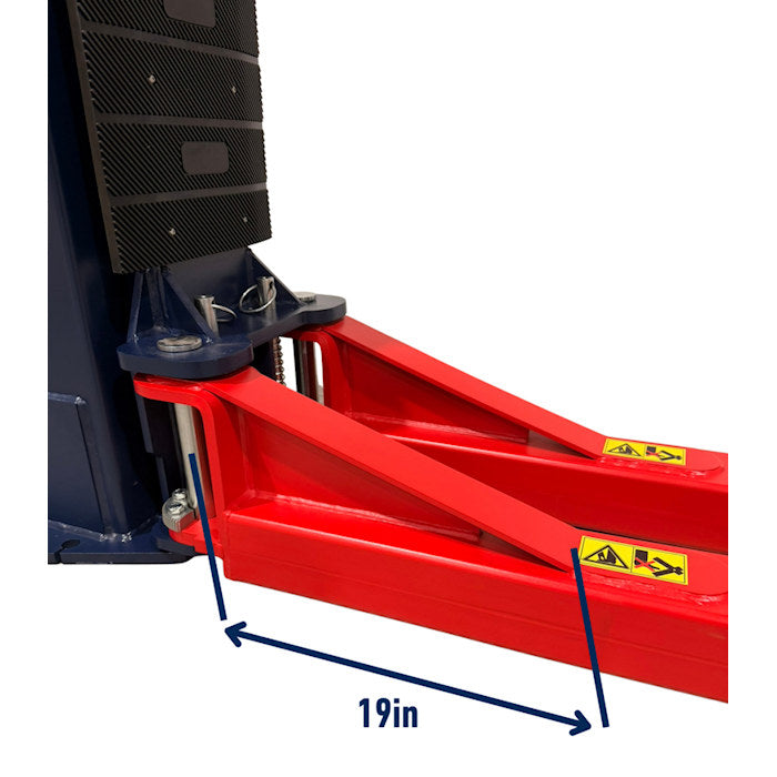 Eagle EAG-15C Clear Floor Two Post Lift Heavy-Duty Symmetric Arms