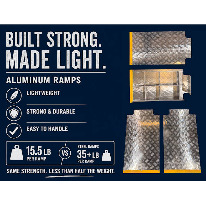 Built Strong. Made Light. Aluminum Ramps