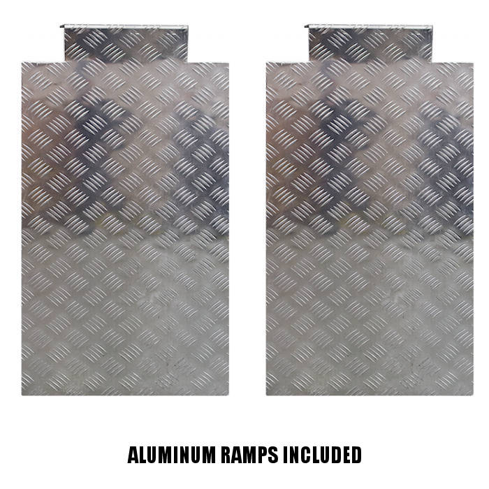 Aluminum Ramps Included