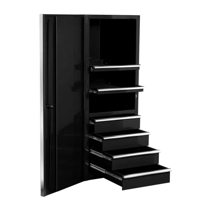 Extreme Tools EXQ Pro 24" Side Cabinet Black with Chrome Handles