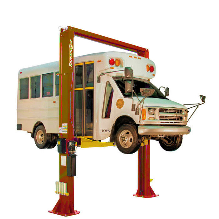 Forward Lift DP18PN000 Premium Heavy-Duty Two Post Truck Lift ALI Certified in Red