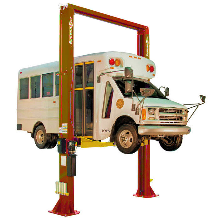 Forward Lift DP18PN002 Premium Heavy-Duty Two Post Truck Lift ALI Certified in Red
