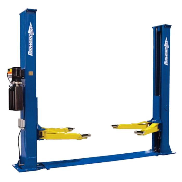 Forward Lift BP9 Two Post Lift ALI Certified in Blue