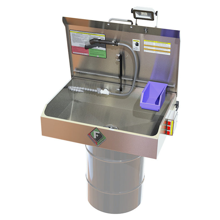 CleanMaster CMX30 Stainless Solvent Sink Parts Washer 
