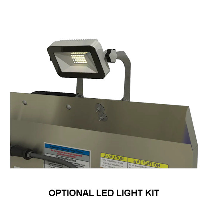 CleanMaster CMX30 Stainless Solvent Sink Parts Washer Optional LED Light Kit 