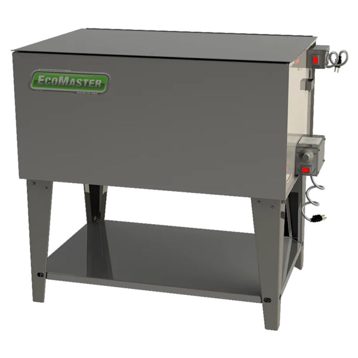 EcoMaster EM200 Stainless Aqueous Parts Washer Lid Closed 