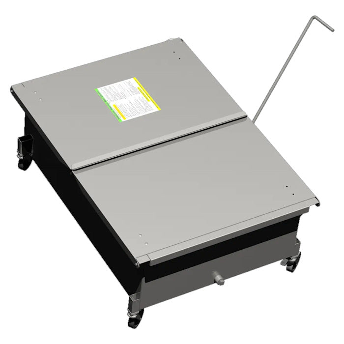EcoMaster EM400 Stainless Aqueous Brake Washer Lids Closed 