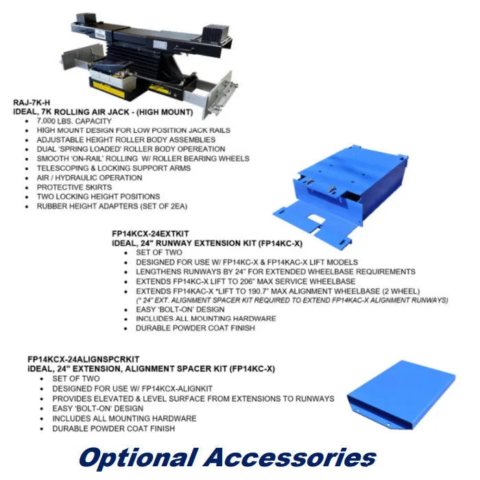 iDEAL FP14KAC-X Optional Accessories