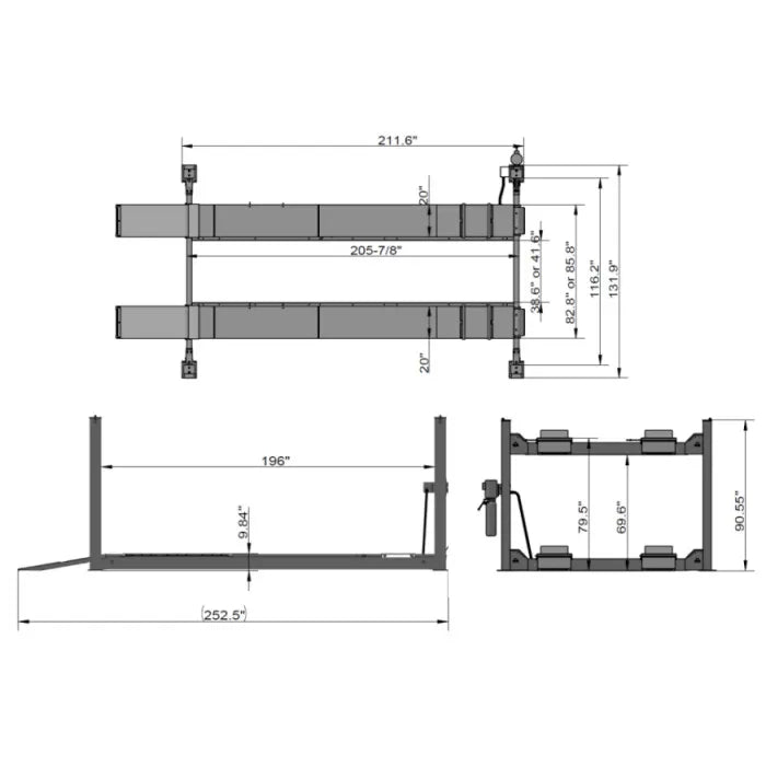 iDEAL FP14KAC-X Dimensions